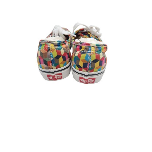 Vans Authentic(3d Check) Multi/True white Checkered Skate Shoes Men 6.5 / womens - Picture 4 of 6